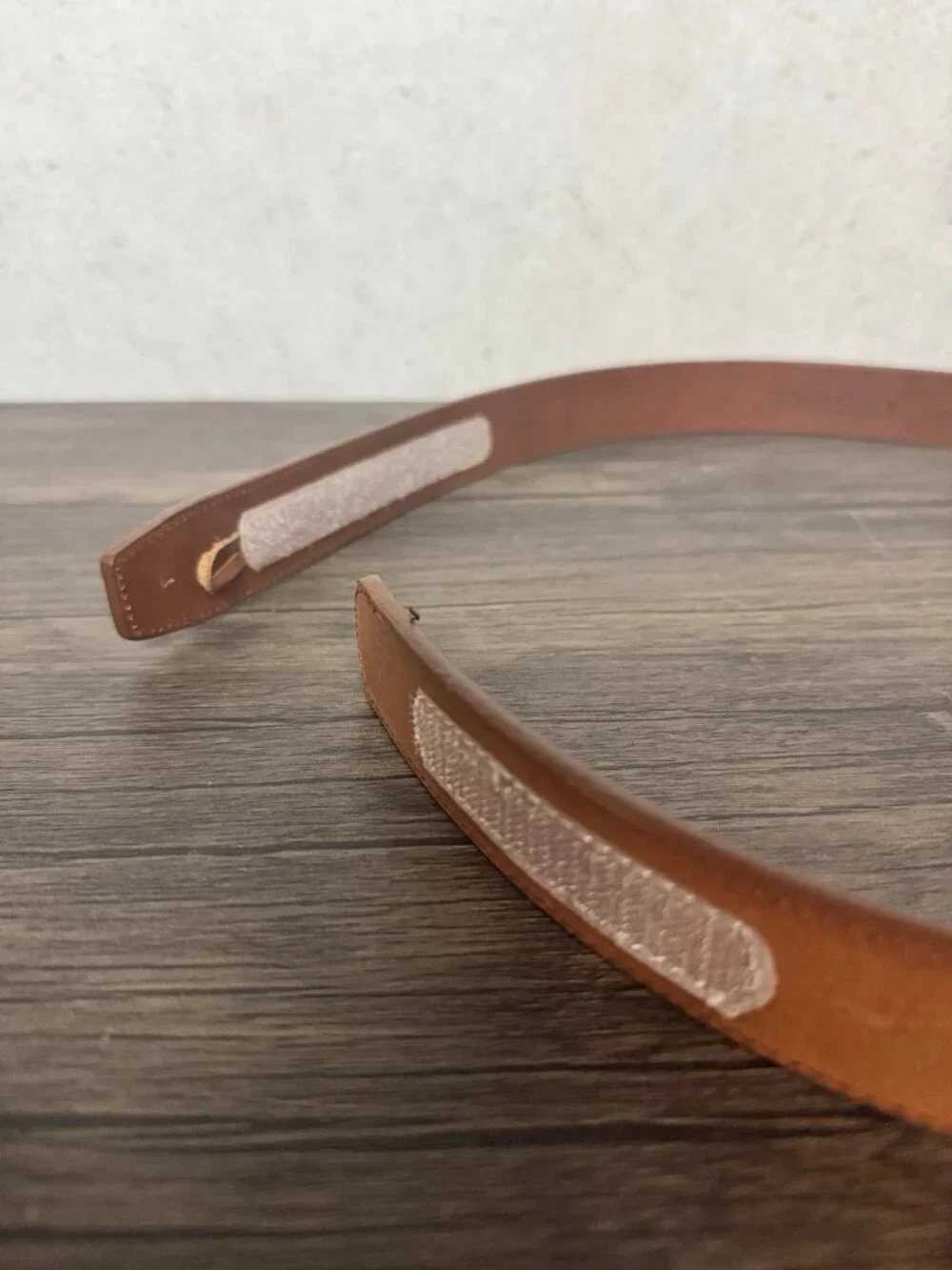 Terry Stack Italian Leather Studded Belt Brown Boho Sz M